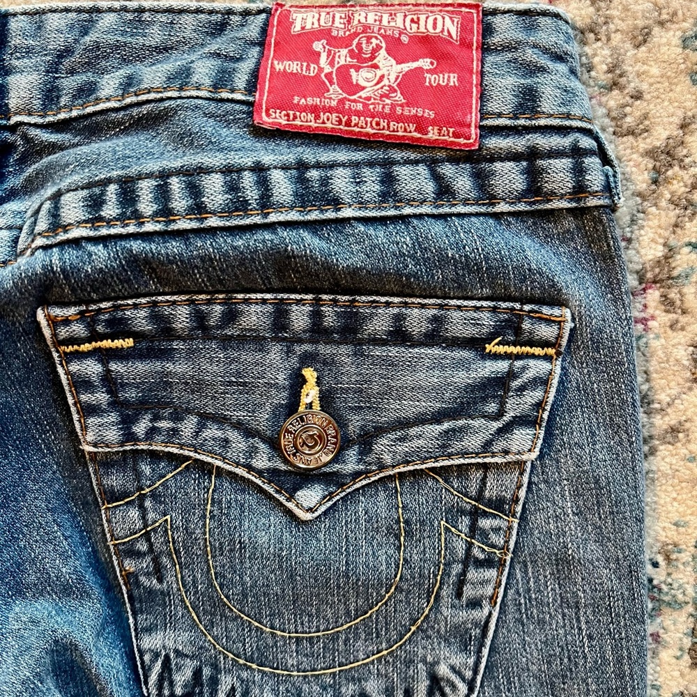 🔆✝️🔆True Religion World Tour Joey Patch Jeans🔆✝️🔆